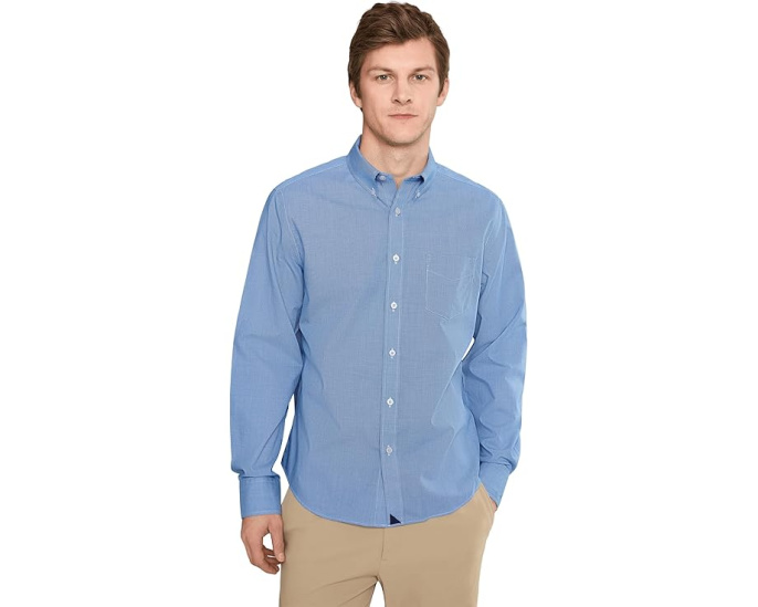 Рубашка UNTUCKit Wrinkle-free Cadetto с принтом в клетку