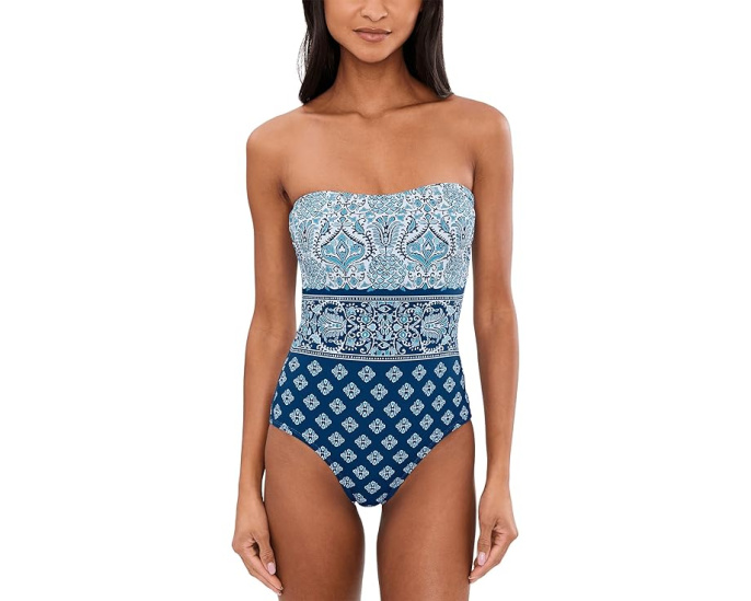 Tommy Bahama раздельный купальник бандо Noble Pineapple