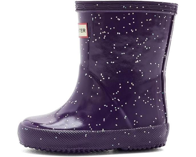 Детские сапоги Hunter First Giant Glitter с блестками