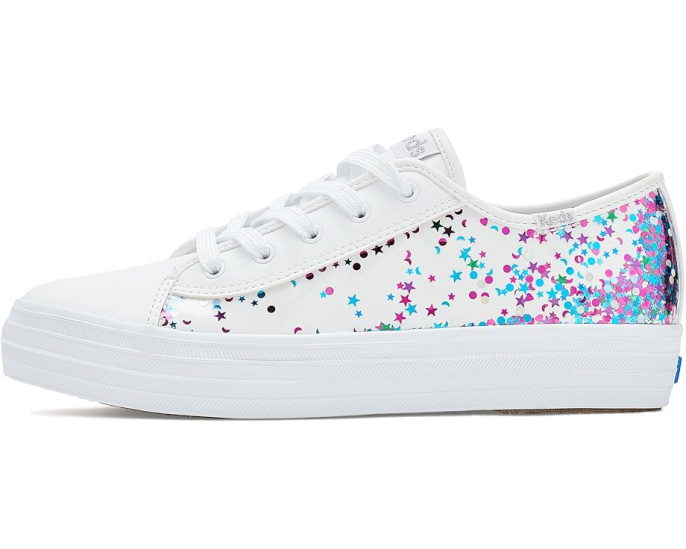 Кеды Keds Triple Up Glitter Under Glass для детей с блестками