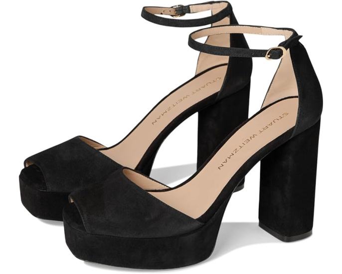 Босоножки Stuart Weitzman Sabrina на платформе с квадратным мыском