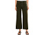 Meg High-Rise Fab Ab Wide Leg Raw Hem in Tuscan Olive