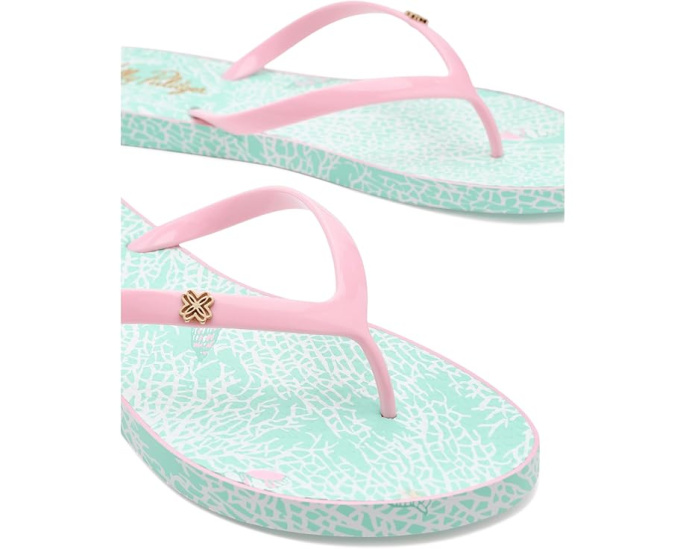 Шлепанцы Lilly Pulitzer Pool с принтом