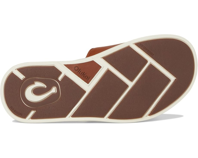 Кожаные сланцы OluKai 'Olali Slide с поддержкой свода стопы