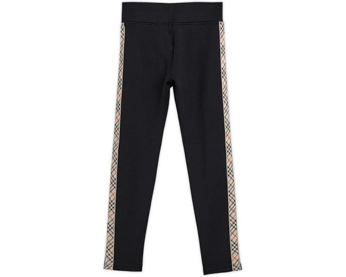 Брюки Burberry Kids Devan с лампасами из флиса для детей