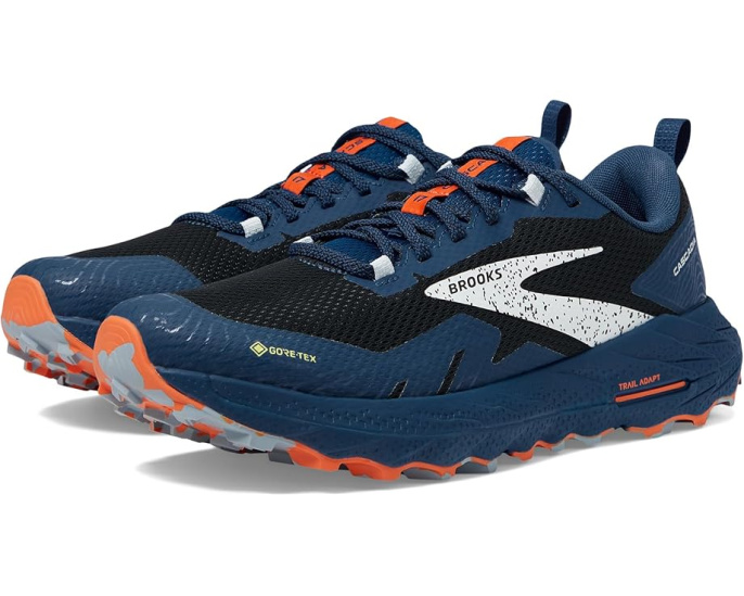 Кроссовки Brooks Cascadia 17 GTX черно-синие трейловые