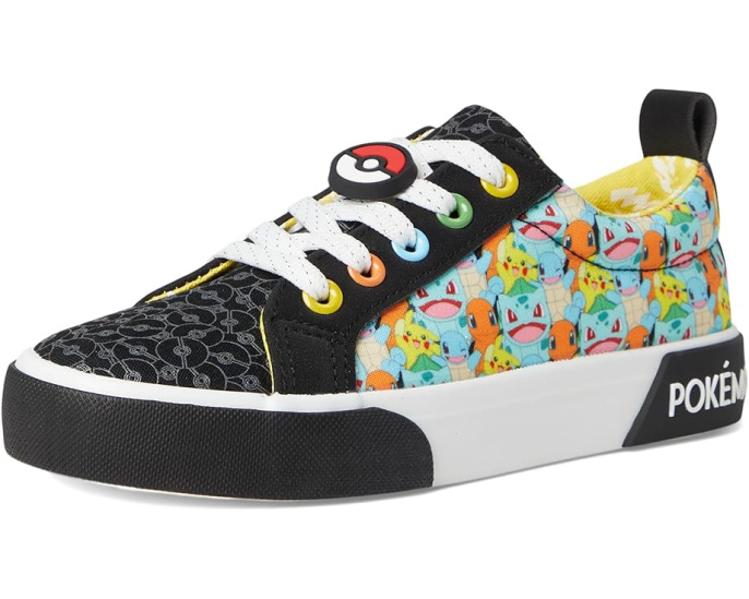 Детские кроссовки Ground Up Pokemon Low Top с принтом персонажей