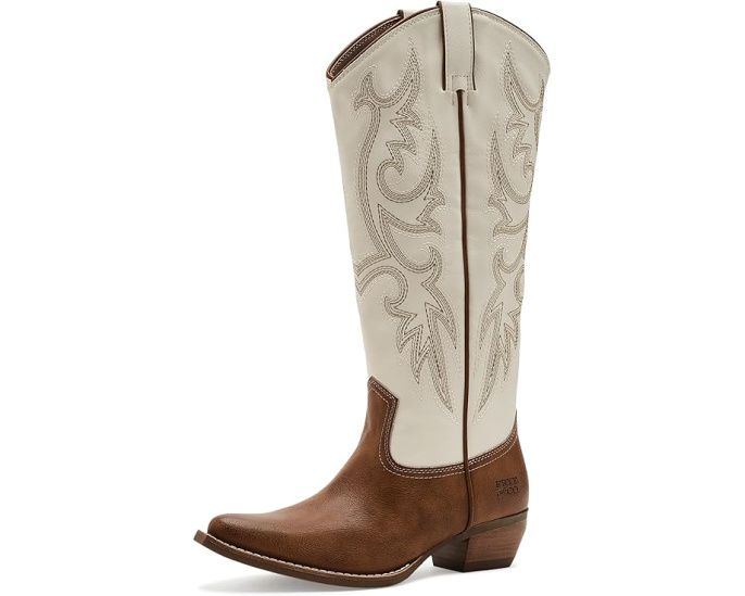 Сапоги FRYE AND CO. Irlene Tall Deco Stitch с вышивкой на голенище
