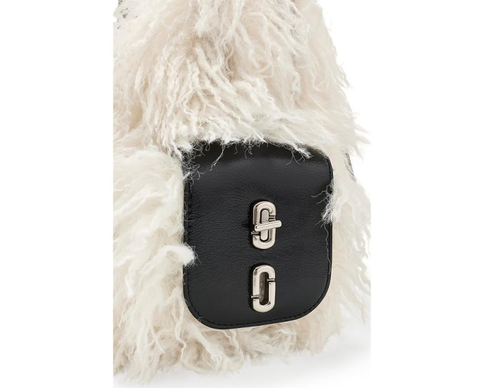 Scene Large Shoulder Bag In Grunge Fur