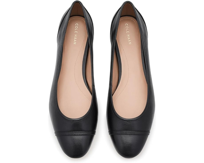 Балетки Cole Haan Raquelle с миловидным каблуком и миндальным носком
