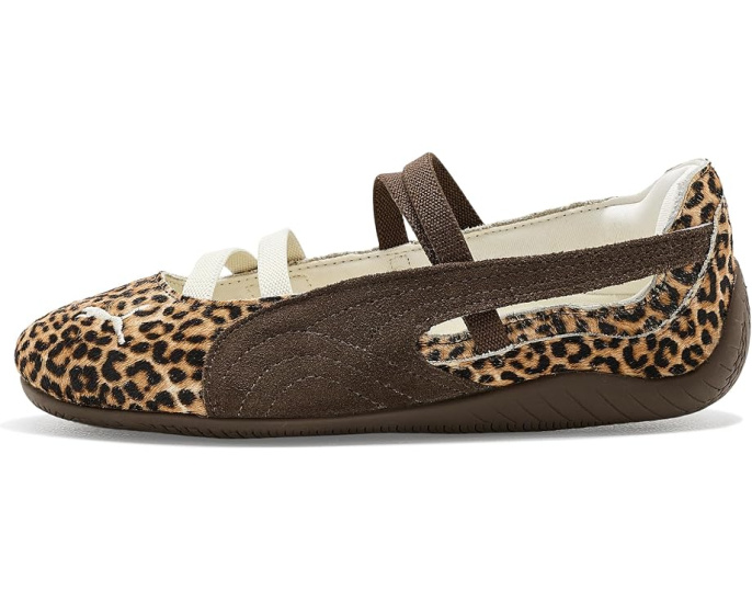 Балетки Puma Speedcat Wild с леопардовым принтом для детей