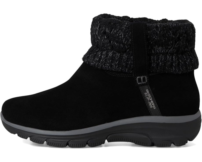 Ботинки SKECHERS Easy Going без шнуровки с клиновидным каблуком и стелькой Memory Foam
