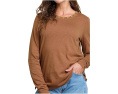 Свитшот Toad&Co Primo Long Sleeve Crew с вышивкой из органического хлопка