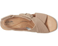 Сандалии Clarks Nerisa West на пробковом каблуке 75 мм с ручной строчкой
