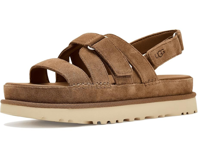 Сандалии UGG Goldenstar Gleam с бархатистым нубуком