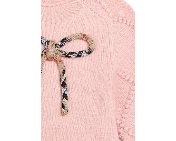 Платье Bessie от Burberry Kids с бантом для детей