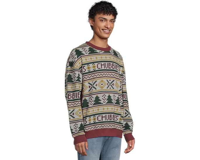 Свитшот Chubbies The Ol' Log Cabin оверсайз с круглой горловиной