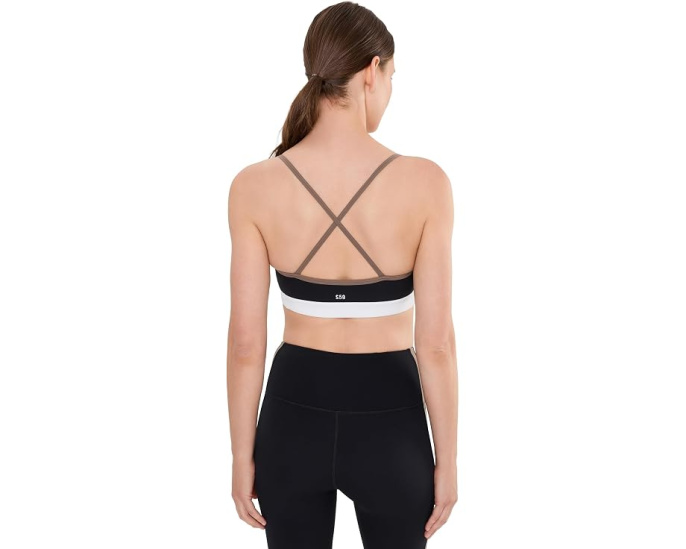 Спортивный бюстгальтер Splits59 Scottie Airweight Bra черного цвета