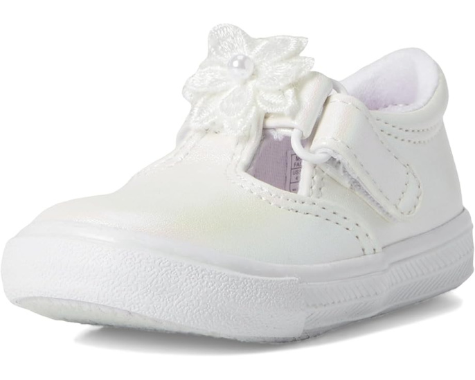 Keds детские балетки Daphne Flower с цветочным декором на липучке