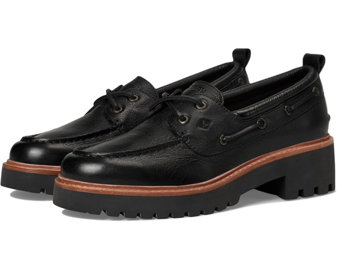 Ботинки Sperry AO 2 Eye Lug с массивной подошвой и кожаным верхом