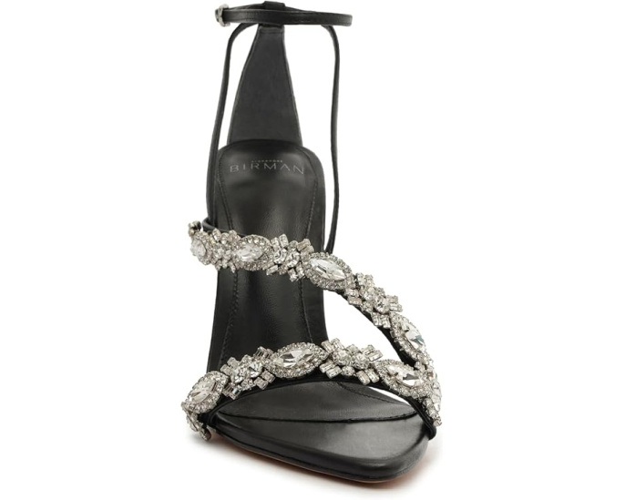 Босоножки Alexandre Birman Aurora Crystal Sandal 100 на высоком каблуке с кристаллами