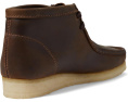 Ботинки Clarks Wallabee из кожи или замши на подошве из натурального крепа