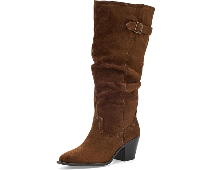 Сапоги Journee Collection Kaleah на каблуке с пряжкой