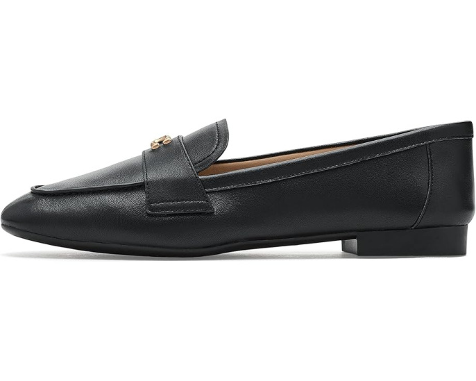 Лоферы COACH Sculpted C Leather Loafers с кожаным верхом