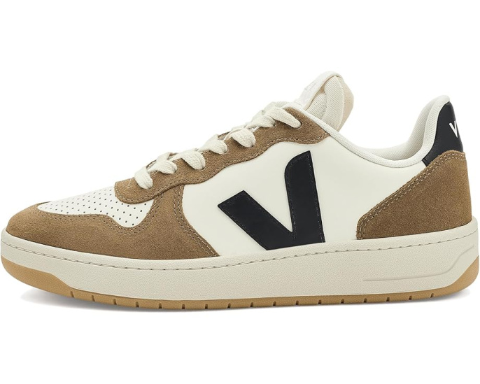 Кроссовки VEJA V-10 из экологичных материалов с круглым носком
