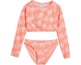 Snapper Rock Kids Двухкомпонентный рашгард с пальмами Cali Palms для детей