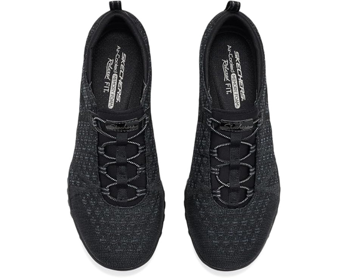 Кроссовки Skechers Relaxed Fit Breathe Easy Sere-Knitty черные