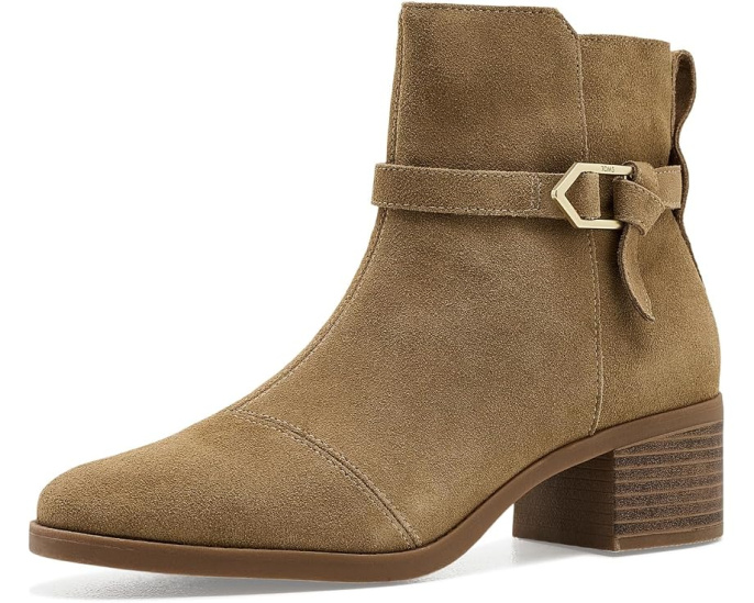 Ботинки TOMS Delilah Buckle на устойчивом каблуке