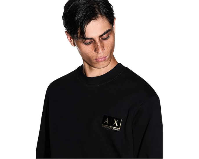 Свитшот Armani Exchange с золотыми деталями