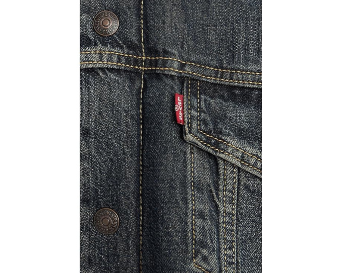 Куртка Levi's Relaxed Fit Sherpa Trucker из хлопка с начесом