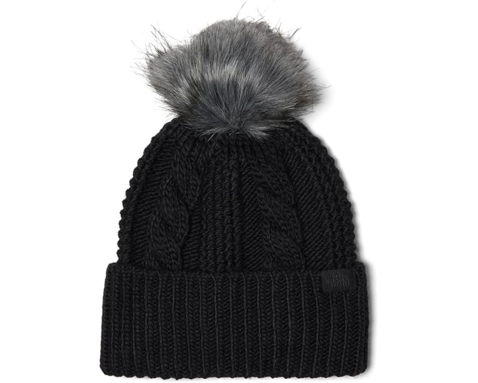 Шапка The North Face Oh Mega с помпоном из искусственного меха