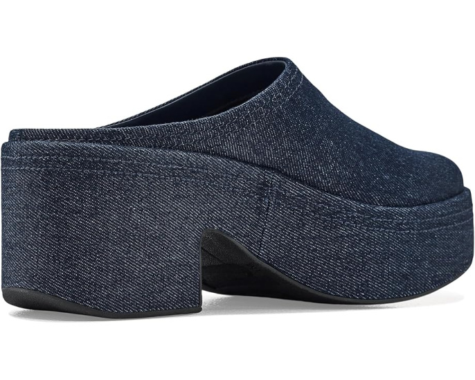 Мюли FitFlop Platfforms Denim на каблуке с клиновидной подошвой