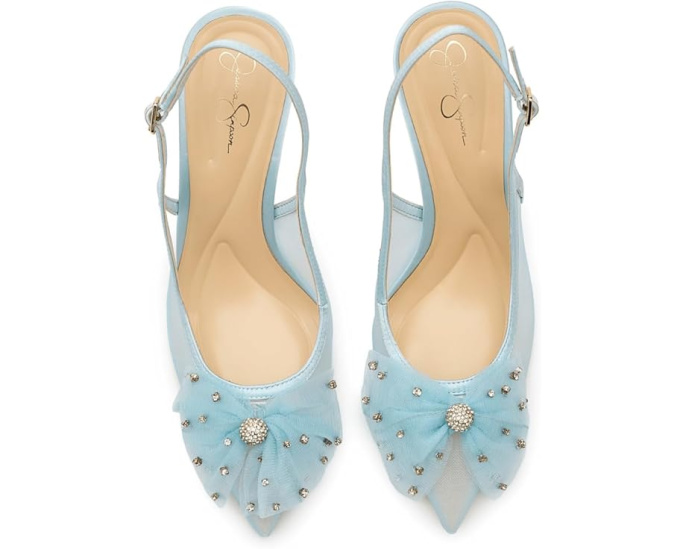 Лодочки Jessica Simpson Lavilra с бантом из тюля и стразами