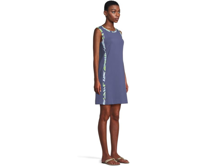 Платье-шелл Lilly Pulitzer Mena Shift с комбинированным принтом и молнией
