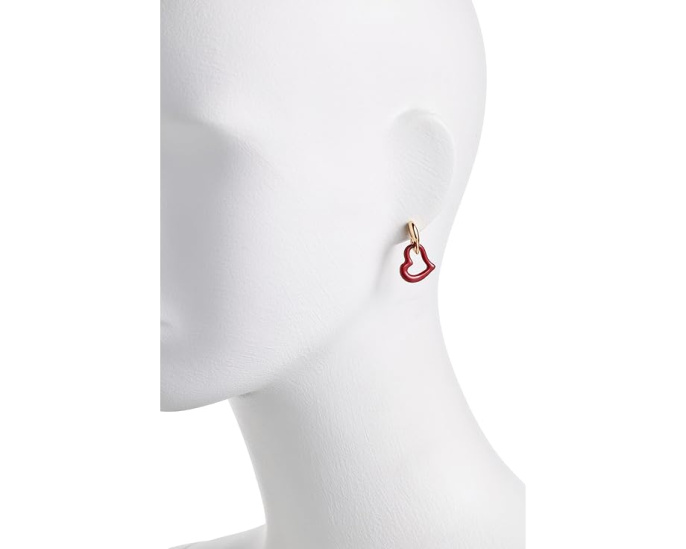 Серьги-подвески Amour от Kate Spade New York с сердечком и застежкой-бабочкой
