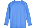 Snapper Rock Kids Рашгард с длинным рукавом Azure Blue из переработанного материала