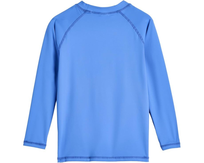 Snapper Rock Kids Рашгард с длинным рукавом Azure Blue из переработанного материала