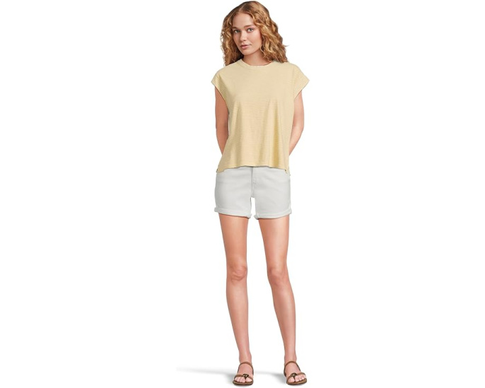 Шорты Levi's Womens Mid Length с пятью карманами и манжетами