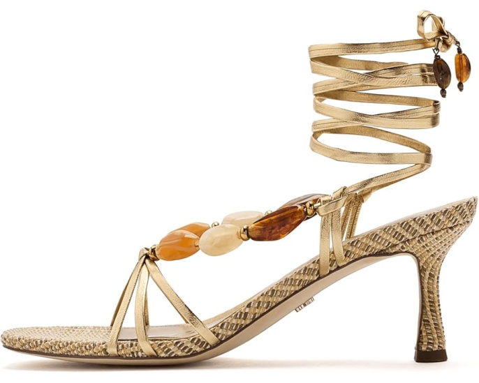 Sam Edelman Paloma сандалии с этническим принтом и кожаной подошвой