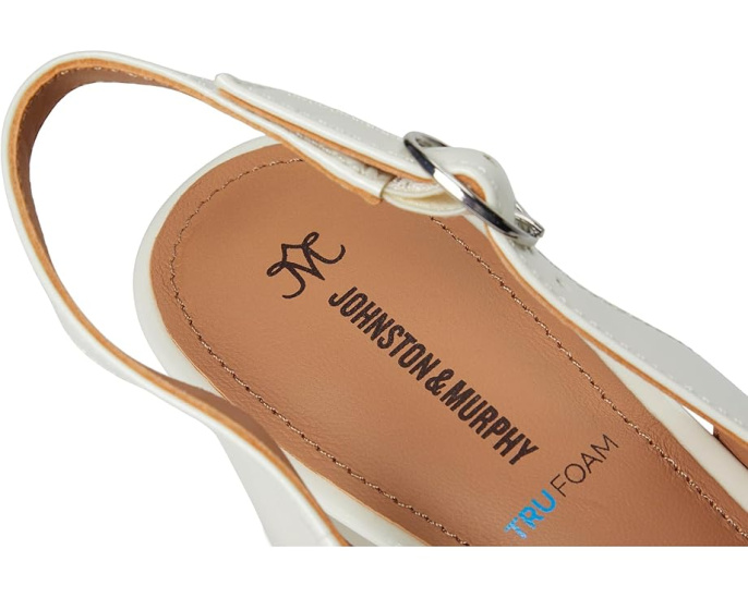 Лодочки Vicki Slingback Pump с зауженным носком и ремешком на щиколотке Johnston & Murphy