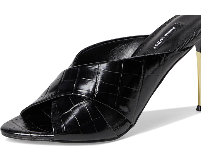 Босоножки Nine West Sancie на каблуке с перекрестными ремешками