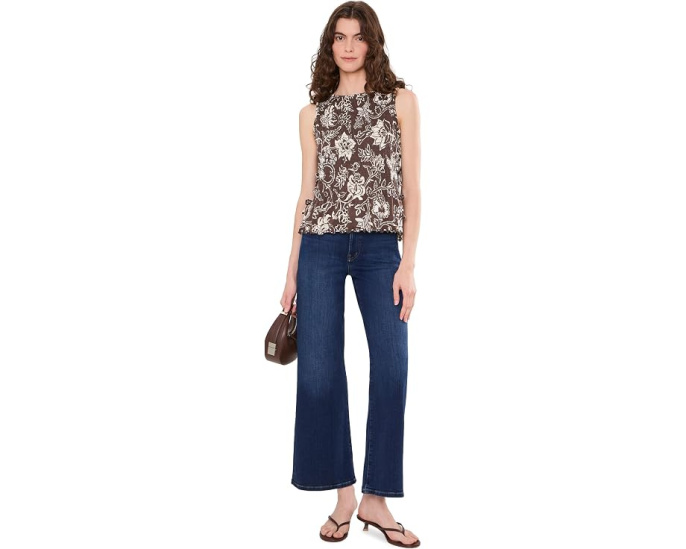 Madewell широкие джинсы Deep Ocean