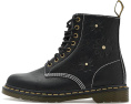 Ботинки Dr. Martens 1460 Pascal Flower с цветочным принтом и желтой строчкой