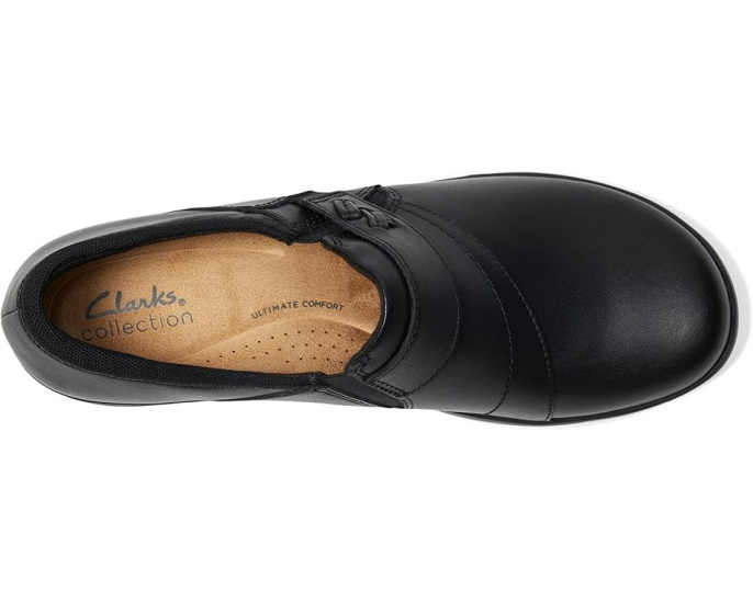 Балетки Clarks Angie Pearl с ремешком и поддержкой свода стопы