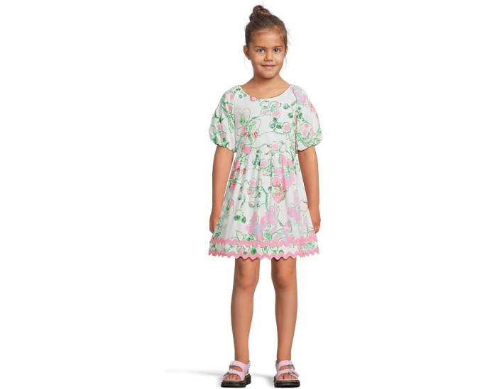 Lilly Pulitzer Mini Knoxlie платье для девочек с цветочным принтом