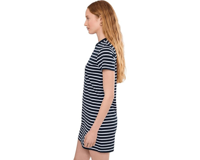 Платье мини Tee в полоску от Madewell из хлопка